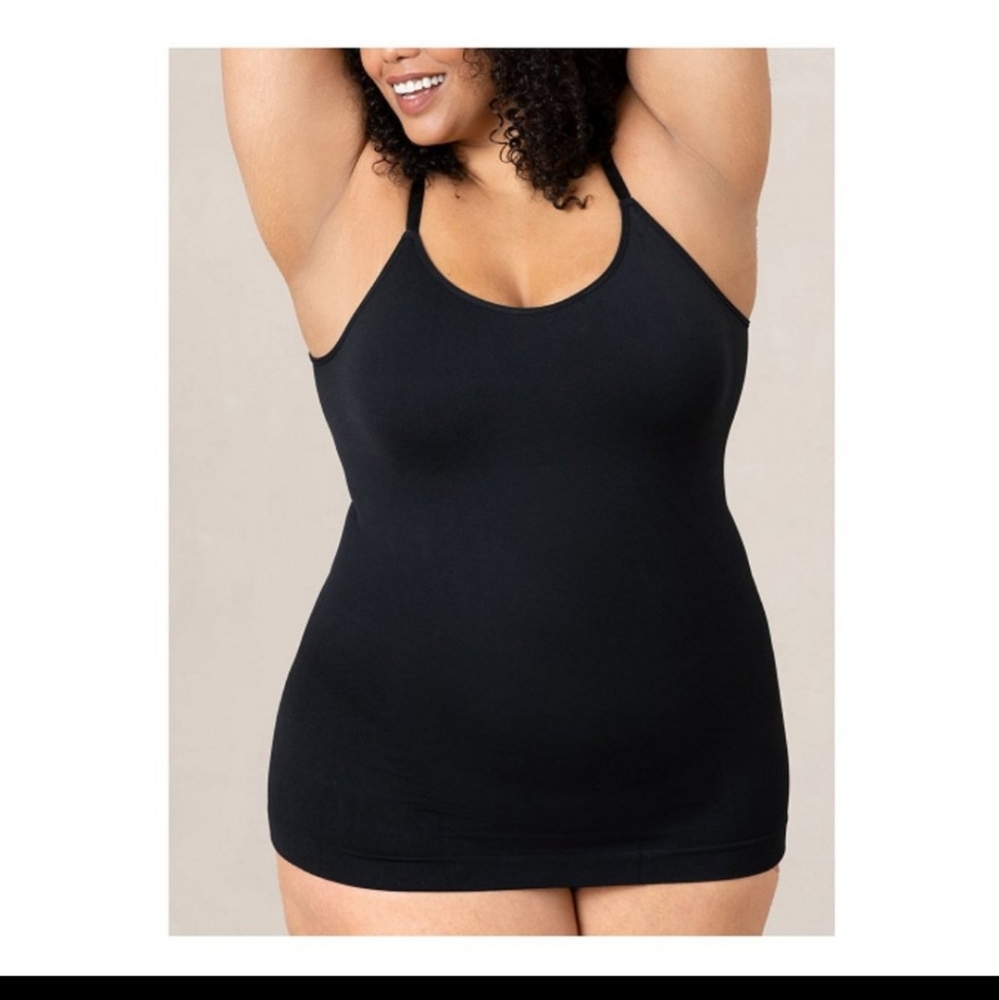 Shapermint Essentials Cami Black Women's Plus 4X